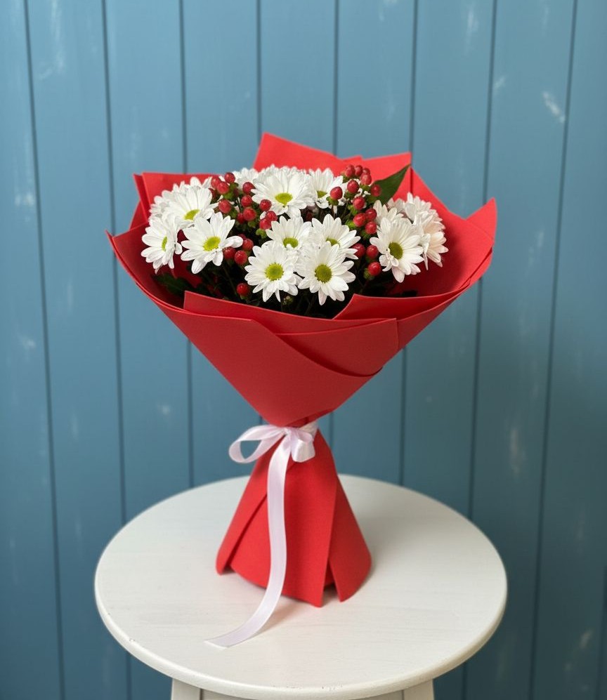 Букет цветов из: Хризантемы в Симферополе