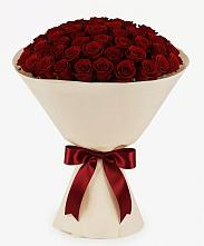 Букет 101 Бордовая роза Блэк Бакарра в Симферополе