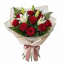 Букет цветов из:  Лилии и Розы в Симферополе
