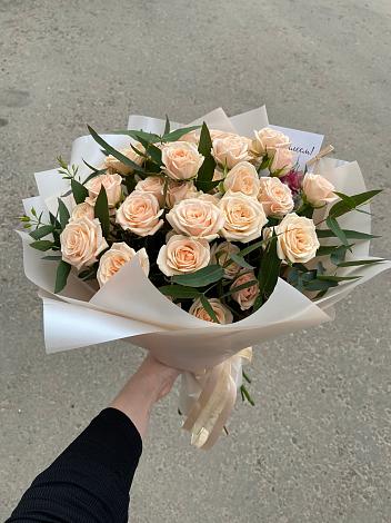 Букет Кремовые розы Латте в Симферополе