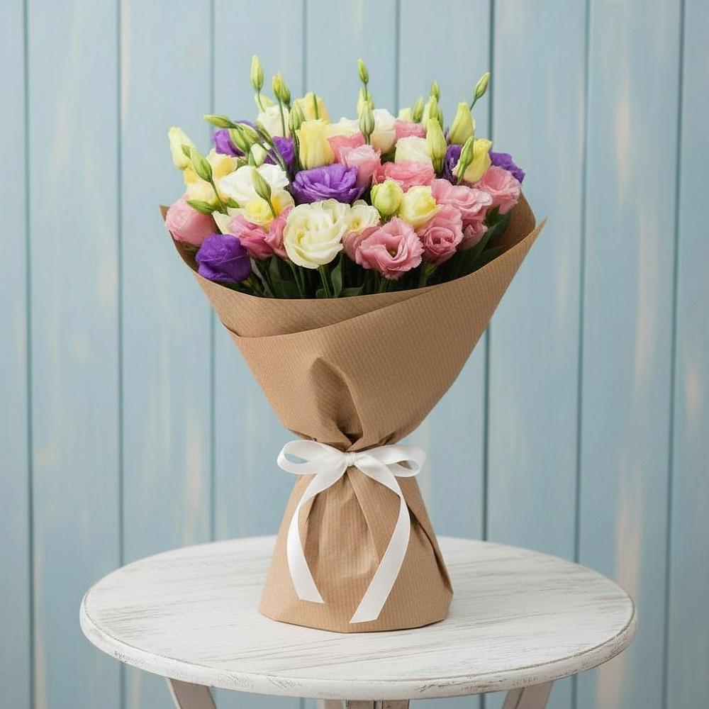 Букет цветов из: Лизиантусы в Симферополе