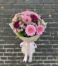 Букет цветов из:  Герберы и Хризантемы в Симферополе