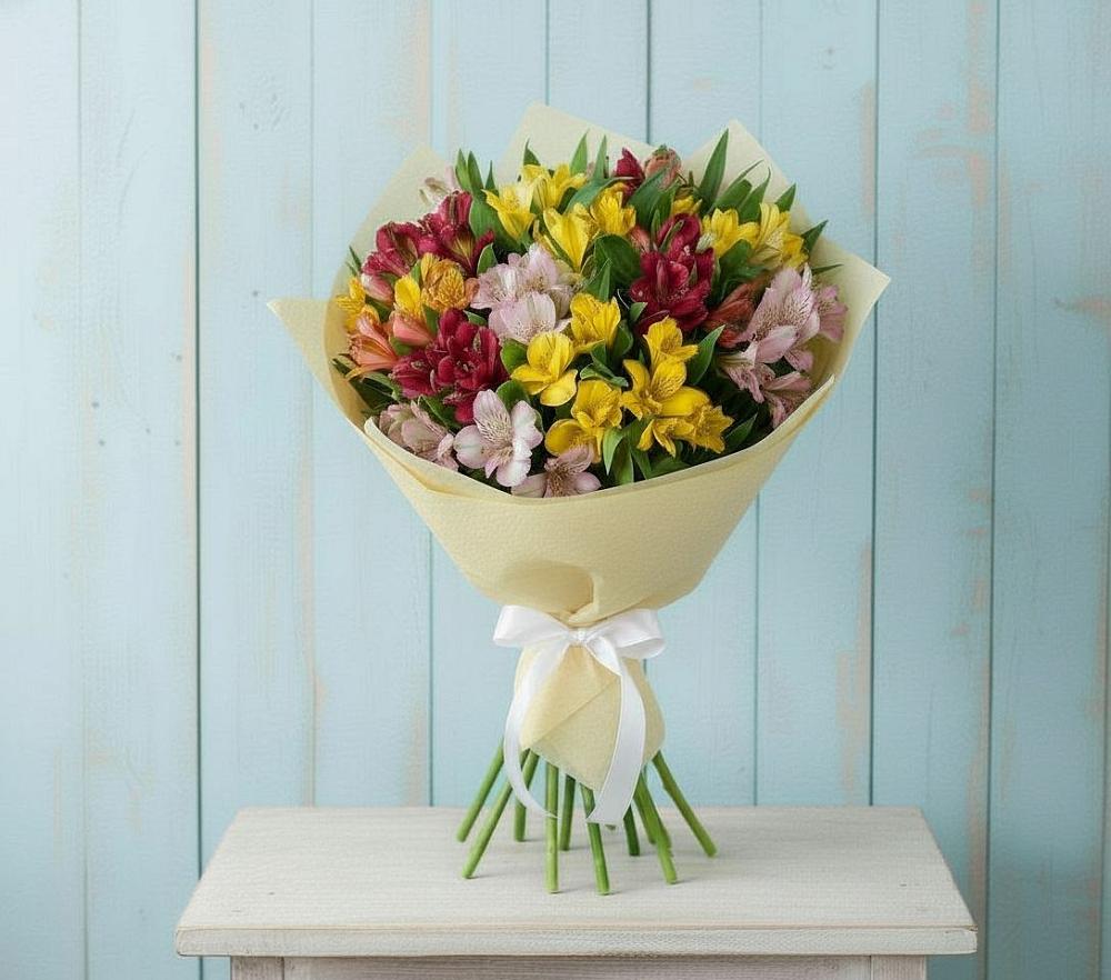 Букет цветов из: Альстромерии в Симферополе