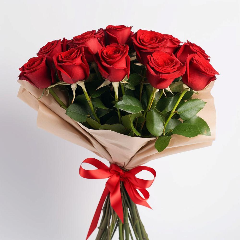 Букет 11 Красных роз Эдлесс Лав в Симферополе