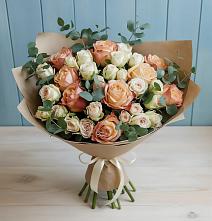 Букет цветов из:  Альстромерии и Розы в Симферополе