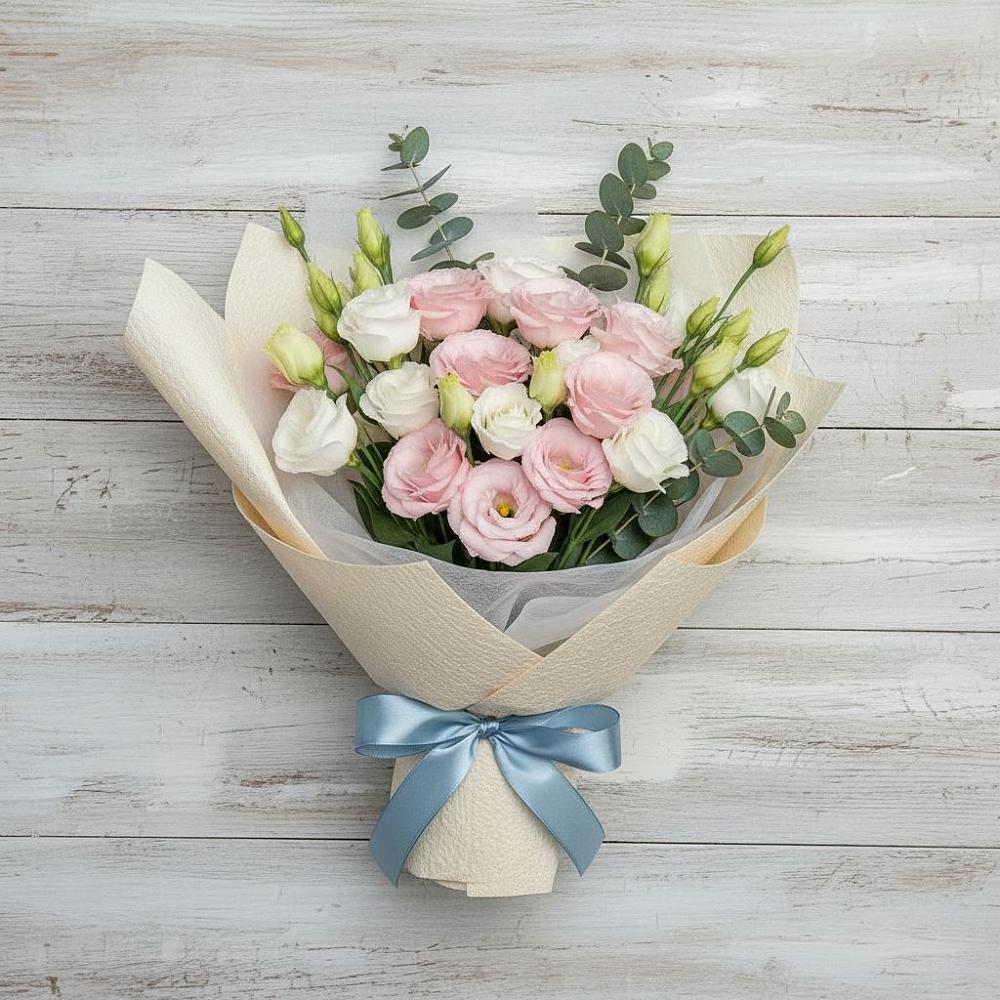 Букет цветов из: Лизиантусы в Симферополе